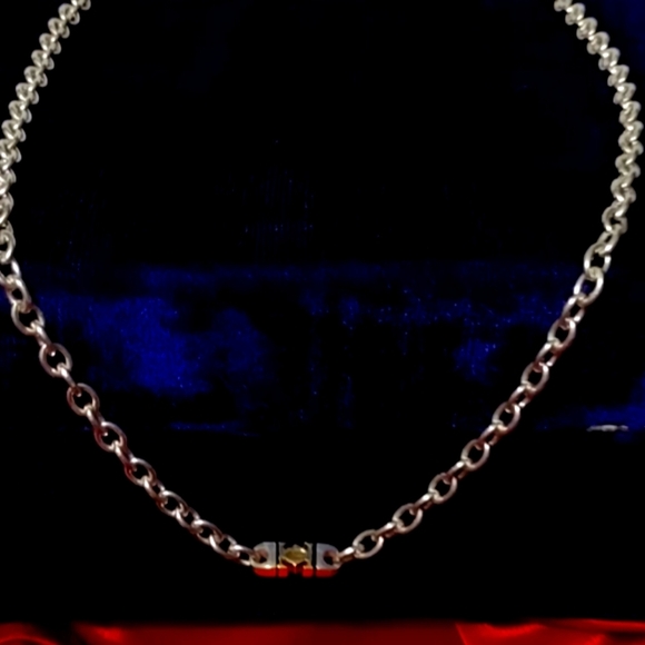 18K Cartier Double "C" Oval Link 🔗 Necklace, Crafted in Sterling Stunning 🎁 - Picture 7 of 12